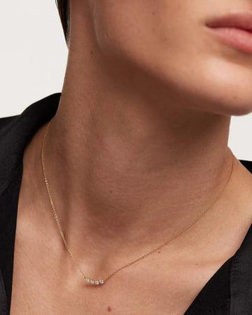 Κολιέ White Tide Επιχρυσωμένο Ασήμι 925 PDPAOLA CO01-366-U - themelidisjewels